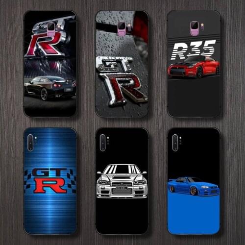Nissans Skyline Gtr R34 Bling Cute Phone Case For Samsung A40 A31 A50 A51 A71 A20E A20S S8 S9 S10 S20 Plus note 20 ultra