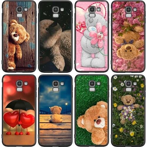 Little Teddy Bear For Samsung Galaxy J8 J7 Duo J6 J5 Prime J4 Plus J3 J2 Core 2018 2017 2016 Phone Case Cover