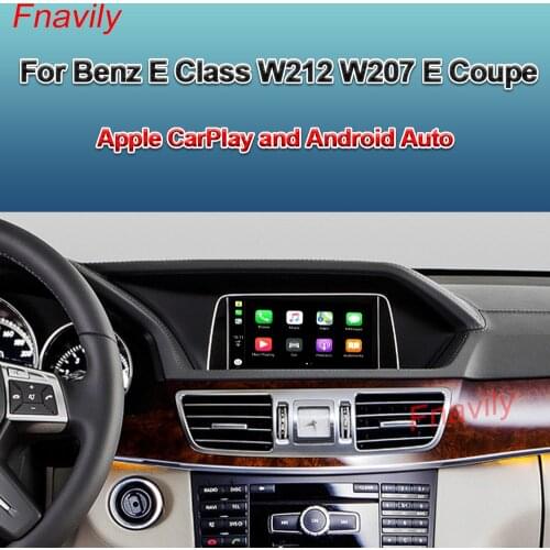Fnavily OEM Retrofit Wireless CarPlay For Mercedes Benz E-Class W212 W207 E Coupe Apple CarPlay And Android Auto Retrofit Kit