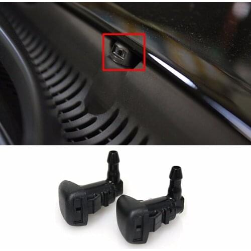 2Pcs Windshield Washer Spray Jet Nozzle For Hyundai 2011-2014 Sonata YF I45 986303S000 98630 3S000