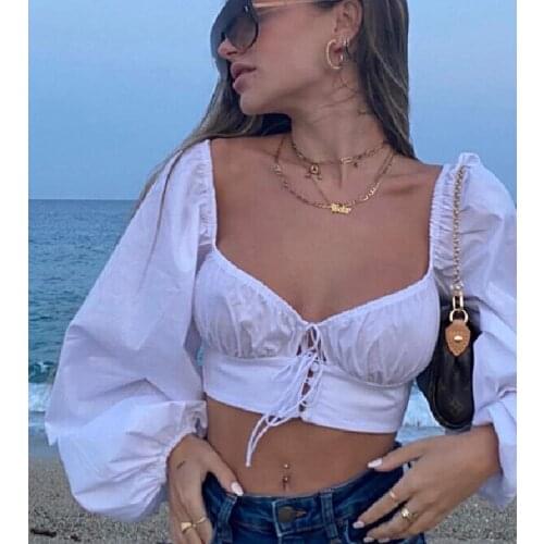 Women's Cropped T-shirts Gaono China