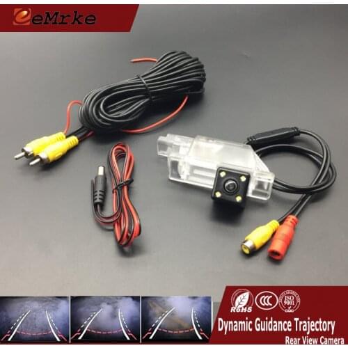 EEMRKE Dynamic Trajectory Parking Line Camera for Citroen C6 (TD) Hatchback 2005-2012 Vehicle Rearview Reversing Tracks Camera