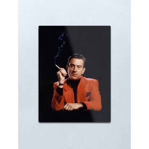 Robert Deniro Metal Print Tin Sign Vintage Metal Wall Sign Plaque Retro Garage Shed Car