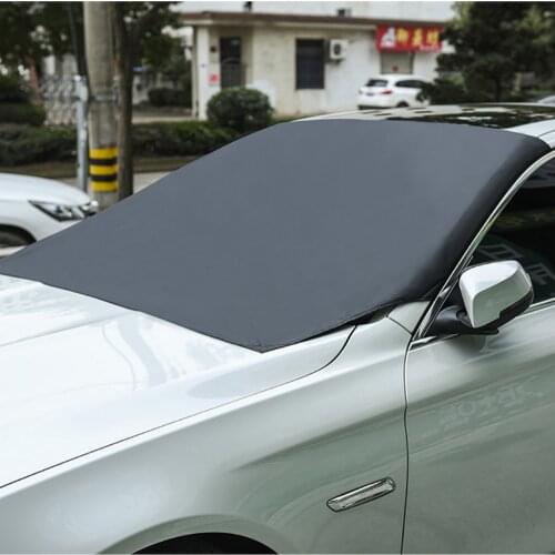 Multifunction Windshield Sunshade Polyester Fabric Against Snow, Rain, Frost, Ultraviolet Rays Dust Sunshield for Cars
