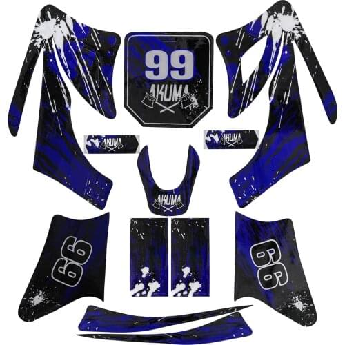 Sticker Decal Graphics Kit For Apollo Orion 110 125cc 140cc 150cc Dirt Bike Pit