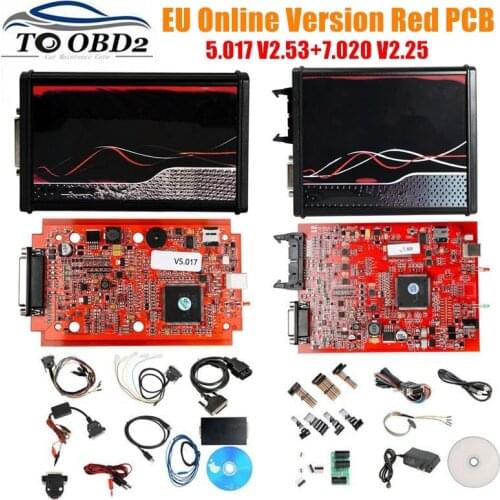 Newest 4LED Red PCB V7.020 SW2.25 V5.017 SW2.53 EU Version Unlimited Token 7.020 5.017 Multi-Language Online Version