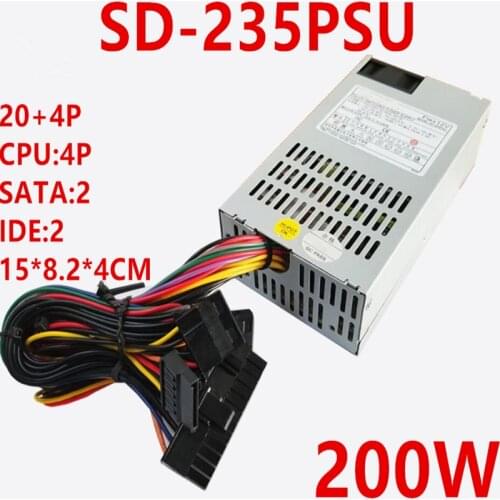New PSU For R-Senda FlexATX POS Small 1U 200W Power Supply SD-235PSU