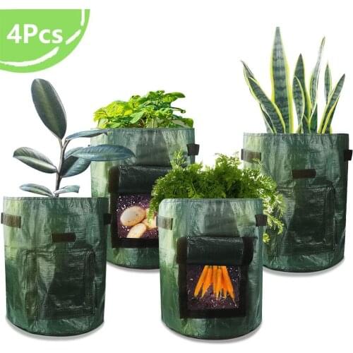 Plant Growth Bag Home Garden Potato Greenhouse Vegetable Planting Supplies Moisturizing Jardin Vertical Grow Bags Seedling Pot