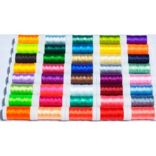 Hand-woven tower thread tassel tassel thread nylon bright ice silk thread color bracelet