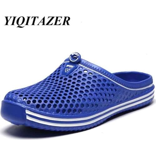 YIQITAZER 2018 Casual Warm Shoes Men Slippers Water Shoes,Summer Cool Beach Water Shoes Slipon Mens Slippers Shoes