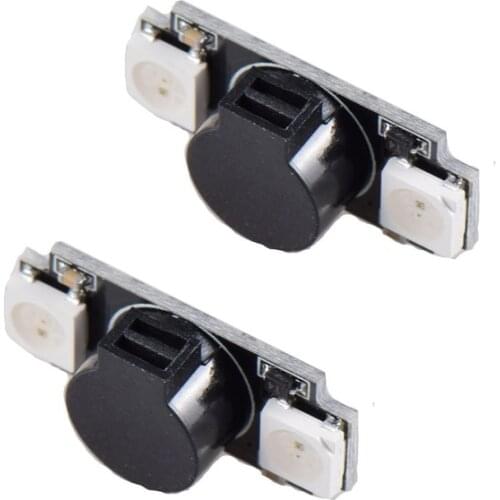 LED_Strip Buzzer 2 WS2812 Programmable LED Board 100DB Buzzer for NAZE32 F3 F4 F7 Flight Controller FPV Racing Drones Taillight