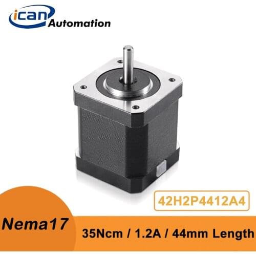 ICAN Nema17 Stepper Motor 35Ncm 1.2A 44mm 42H2P4412A4 Micro Stepper Motor For Machine
