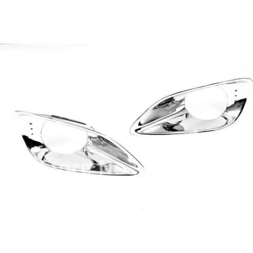High Quality Chrome Front Fog Light Cover for Toyota Belta / Yaris Sedan free shipping