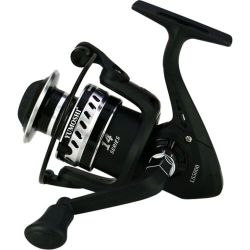 High Speed YUMOSHI LT4000-7000 Series 5.2:1 Speed Ratio Fishing Reel All Metal Spool Spinning Reel Interchanged Left/Right Hand