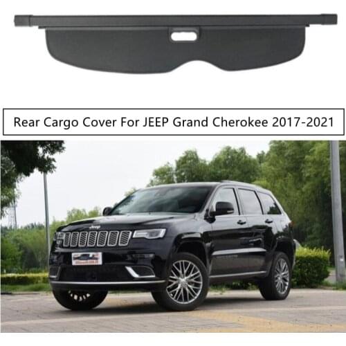 Rear Cargo Cover For JEEP Grand Cherokee 2017 2018 2019 2020 2021 Privacy Trunk Screen Security Shield Shade Accessories