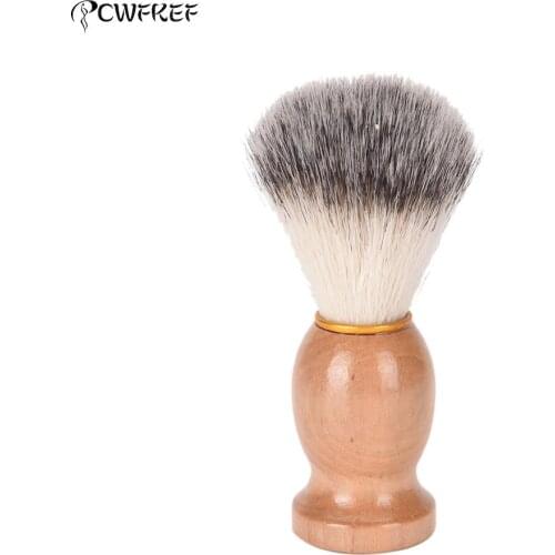 1Pc Pure Badger Hair Removal Beard Shaving Brush For Men Shave Tools Cosmetic Tool