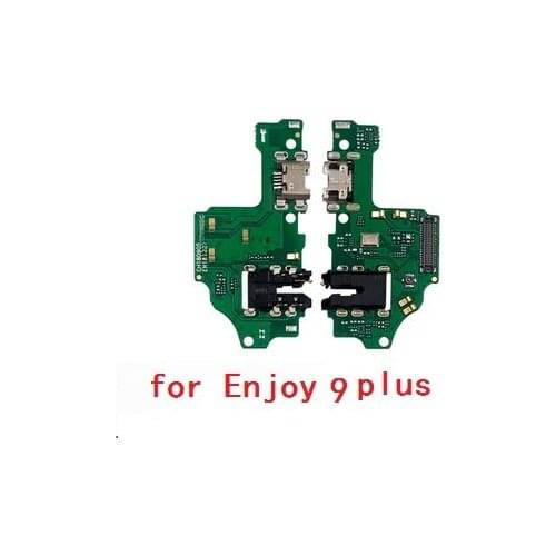 10/pcs for Huawei Enjoy 9 Plus/Y9 2019 USB Charging Port Dock Plug Jack Connector Charge Board Flex Cable With Microphone