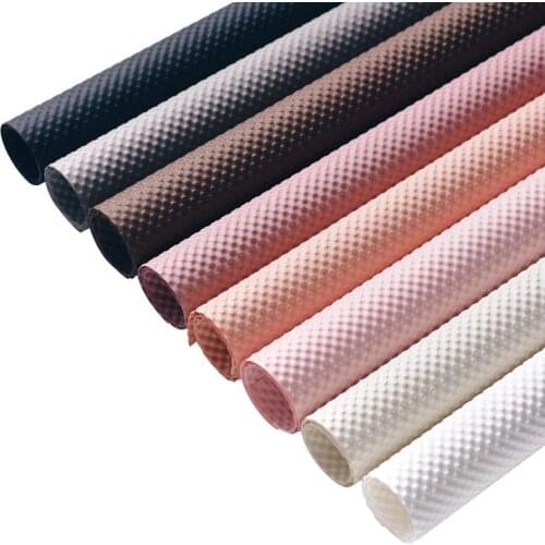 10pcs Round hole Craft Paper Flowers wrapping paper bouquet wrapping paper solid color wrapping paper Gift Packaging material