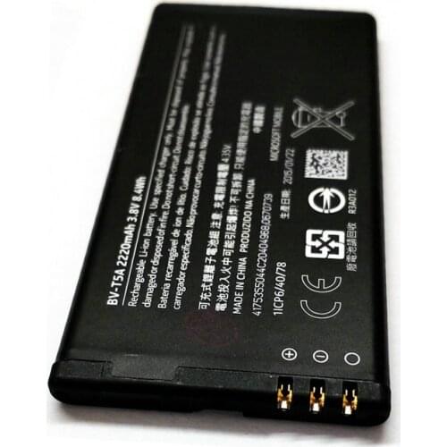 10pcs High Quality 2100mAh BL-T5A BV-T5A battery for Nokia Microsoft Lumia 550 Lumia550 Smartphone