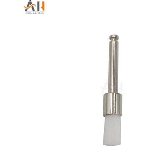 100pcs/Box High quality Professional Dental lab Polishing Products Nylon latch flat Polisher Brush Prophy Brushes