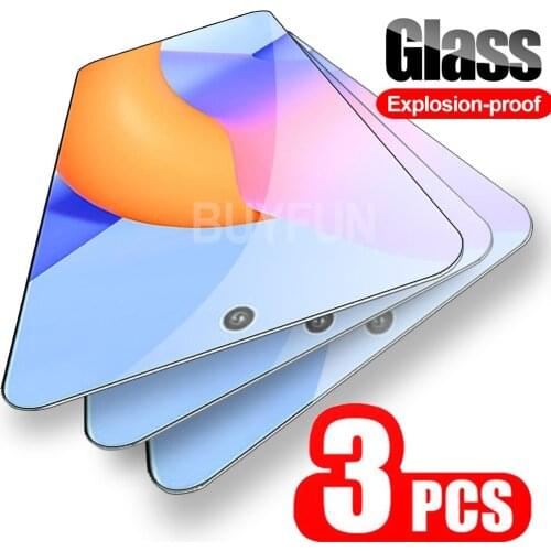 3PCS Safety Glass For Huawei Honor 10X 10i Lite 10 Screen Protector For Honer Honor10 X i Full Cover Film Glas HD Not Case Coque
