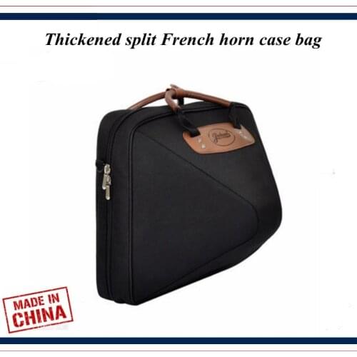 French horn accessories - French horn case - Thickened split French horn case bag - French horn parts