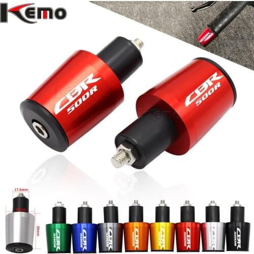 For Honda CBR500R CBR 500R CBR500 R Motorcycle 7/8''22mm CNC Aluminum Handlebar Grips Handle Bar Cap End Plugs