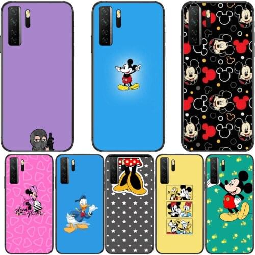 Black pink soft cover catoon Black Soft Cover The Pooh For Huawei Nova 8 7 6 SE 5T 7i 5i 5Z 5 4 4E 3 3i 3E 2i Pro Phone Case cas