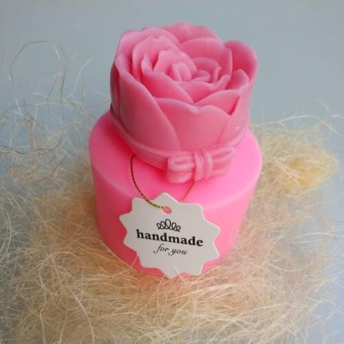 Flower Bloom Rose shape Silicone Fondant Soap 3D Cake Mold Cupcake Jelly Candy Chocolate Decoration Baking Tool Moulds