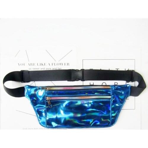 Ladies Holographic BellyBags Waist Bag Belt-Bag New Design Waterproof Chest Handbag Unisex Crossbody Shoulder-Bags