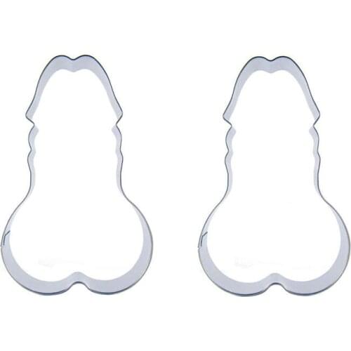 Lifeblood shape 2 piece biscuit cutting molds, baking tools, cake decorating soft candy tools