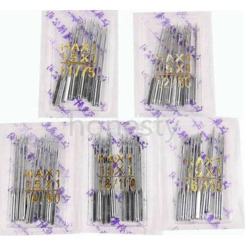 10pcs Threading Singer Sewing Machine Needles 75/11 80/12 90/14 100/16 110/18