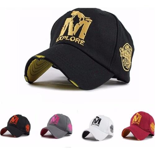 Man and Women Baseball Summer Caps Fashion Letter M Embroidery Adjustable Casquatte Unisex Gorras For Male Female