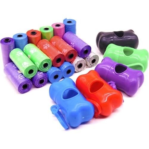 Pet Dog Poop Bags holder dispenser Degradation Disposable Garbage Bag Outdoor Clean Garbage Bag Outdoor Clean Pets Supplies