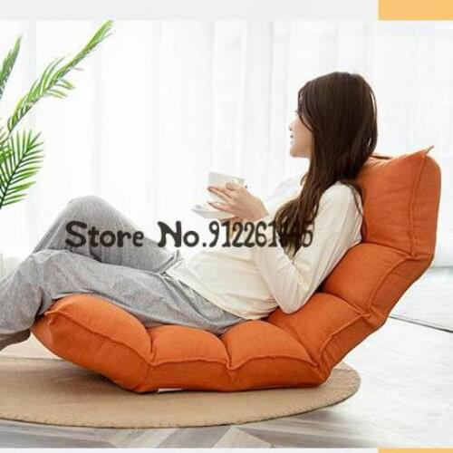 Lazy Sofa Tatami Small Folding Chair Bed Cushion Backrest Single Computer Balcony Bay Window Chair