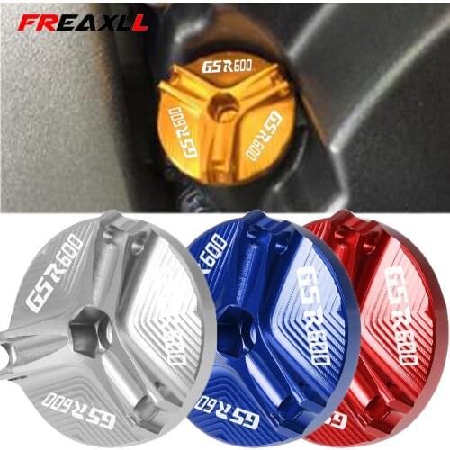 Motorcycle Oil Filler Cap Bolt Screw Filler Cover GSR600 FOR SUZUKI GSR600 1960-2016 2015 2014 2013 2012 2011 2010 2009 2008