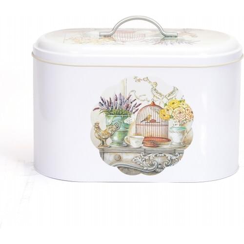 Metal Oval Bread Box 11LT Aid Home Accessory Luxury 2021 Discounted Product