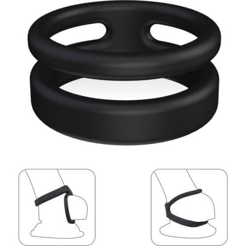 Man Lock Ejaculation Penis Erection Rings Delaying Ejaculation Cock Rubber Rings Penis Enlargement Sex Toys for Male Sex Rings