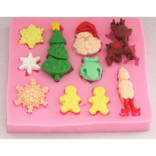ESSENTIALS SILICONE MOULD Snowflake,Chrismas Tree