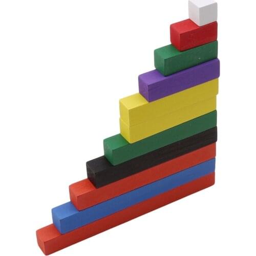 New 1-10cm Number Sticks Colorful Ascending Count Stick Montessori Materials Wooden Math Toy Preschool educational toys