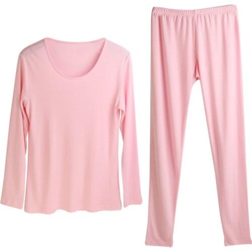 Autumn and Winter Thickened 30% Silk 70% Wool Thermal Underwear Suit Female Silk Knitted Bottom-knitted Autumn Clothes and Trou