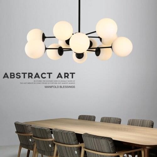 Modern magic beans DNA Lustres pendant light industrial Modo Jason miller lamps Nordic Art Deco glass ball MOD hanging lighting