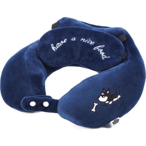 U-shaped pillow, cervical spine, neck pillow, neck pillow, U-shaped pillow, portable travel, car, airplane, sleep