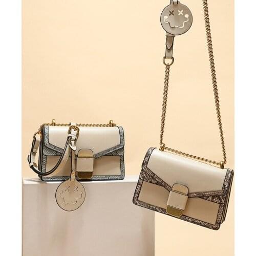 Chain Shoulder Bags Women Handbag Messenger Bag Cross Border Snake Pattern Ladies Bags