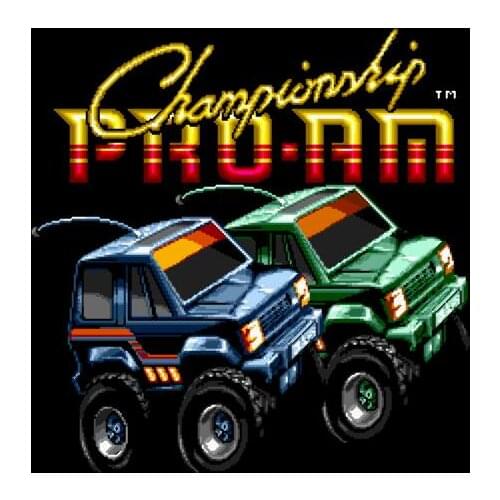 Championship Pro-Am Game cartridge 16 bit Game card for MegaDrive / Genesis system Drop shipping