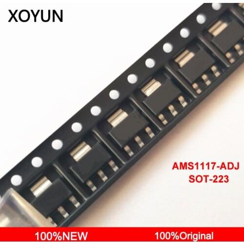 50pieces/lot AMS1117-ADJ AMS1117 ADJ AMS1117 SOT-223 New and origina
