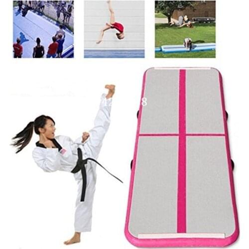 Free Shipping 2*1*0.2m Gymnastics Mat Inflatable Tumble Track Inflatable Air Track For Sport Training