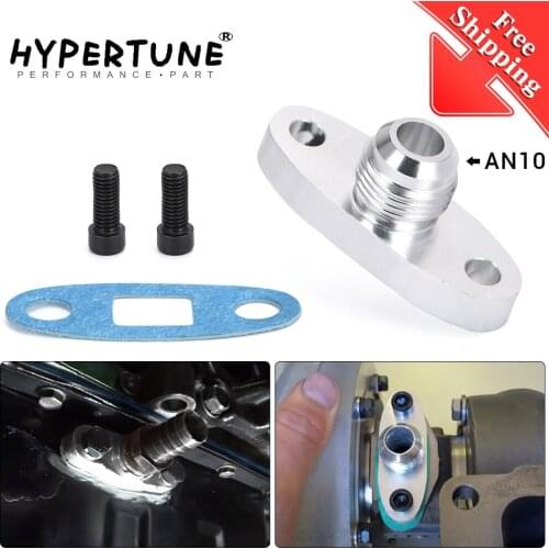Turbo Oil Drain Flange 10AN GT40 GT42 GT45 GT47 GT55 T3/T4 T3 T4 ODF- 01 silver HT-OFG33