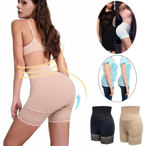 Seamless Women Body Shaper High Waist Slimming Tummy Control Slimming Tummy Underwear Hip Butt Lifter Shapewear