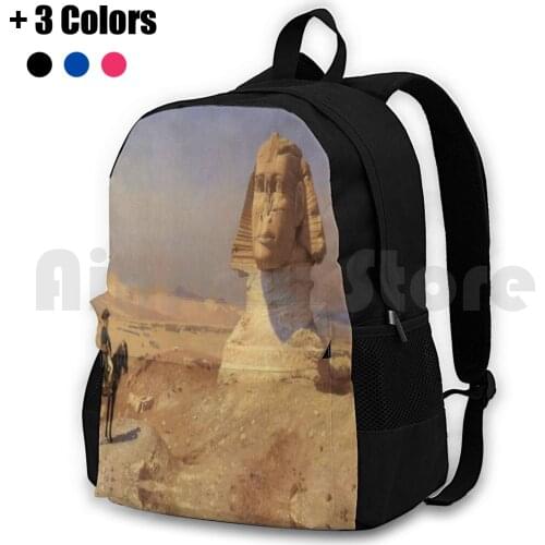 Bonaparte Before The Sphinx-Jean Leon Gerome Outdoor Hiking Backpack Waterproof Camping Travel Bonaparte Before The Sphinx